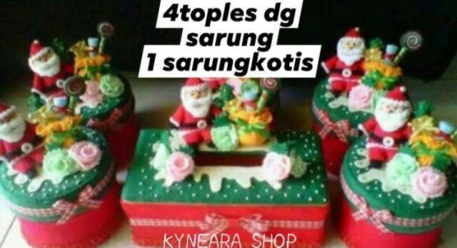 Hampers natal tempat kue set