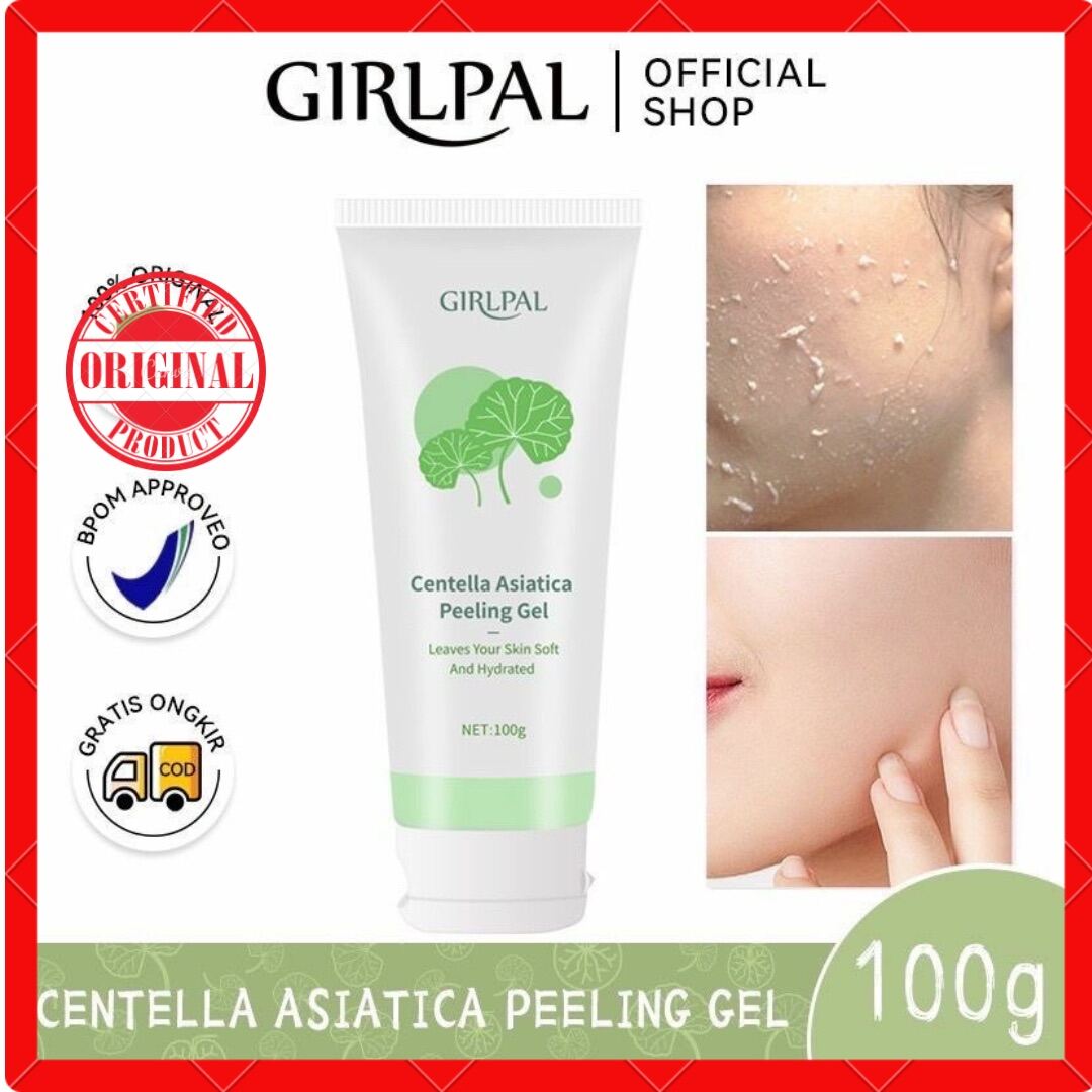 [BPOM] GIRLPAL Centella Asiatica Peeling Gel 100g Facial Glowing ...