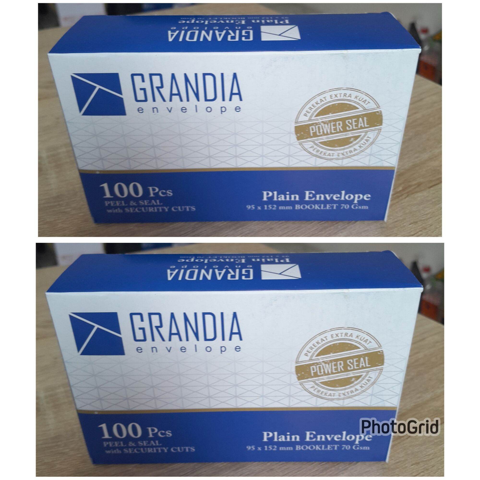 3 Pak Paket Amplop Surat Grandia /Pak Isi 100 Amplop Murah Berkualitas