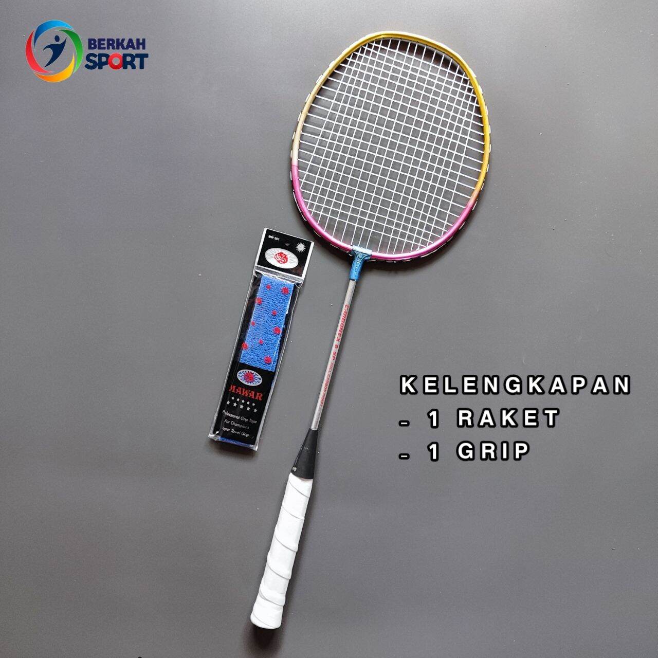 ( PAKET LENGKAP ) Raket Badminton Yonex Carbonex 8 Sp Murah Raket bulutangkis Anak anak. 