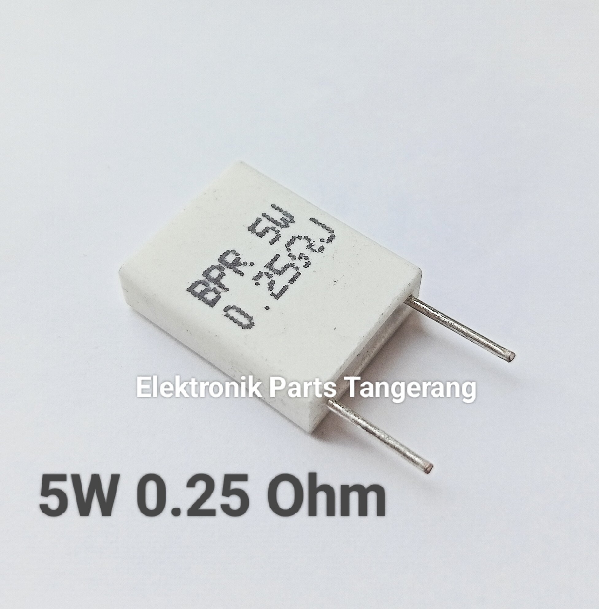 RESISTOR BPR 5 WATT 0.25 OHM 5W 0 