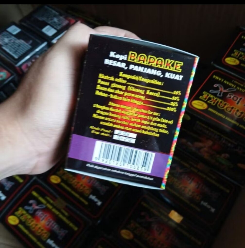 Bapa Coffee Contains 10 Instant Coffee Sachets