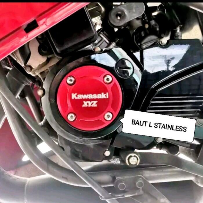 Pcs Baut Cover Mesin Ninja R Rr Ss Zx Baut L Stainless Tutup Bak Magnet Ninja Bak Kopling