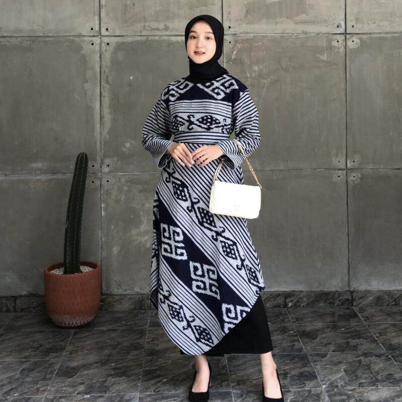 Dress Tenun Baju Tenun Baju Muslim Muslimah Tenun Dress Tenun Murah