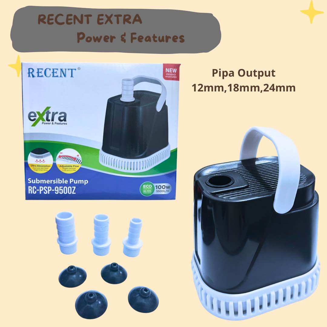 RECENT RC PSP 4500Z / 5500Z / 8500Z / 9500Z POMPA AQUARIUM SUBMERSIBLE PUMP EXTRA POWER FEATURES