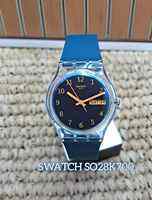 Jam Tangan Wanita Swatch S028K700 Jam Tangan Tali Karet Original Garansi Resmi 2Thn