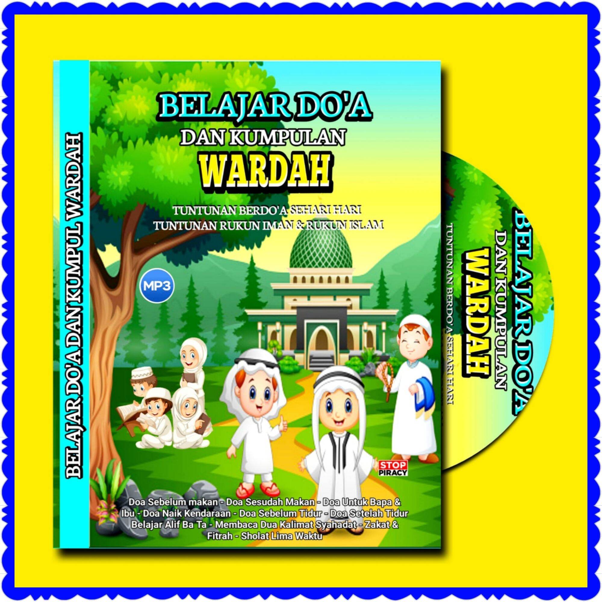 KASET CD MP3 KUMPULAN BELAJAR WARDAH DAN DOA ANAK ANAK BELAJAR BAHASA