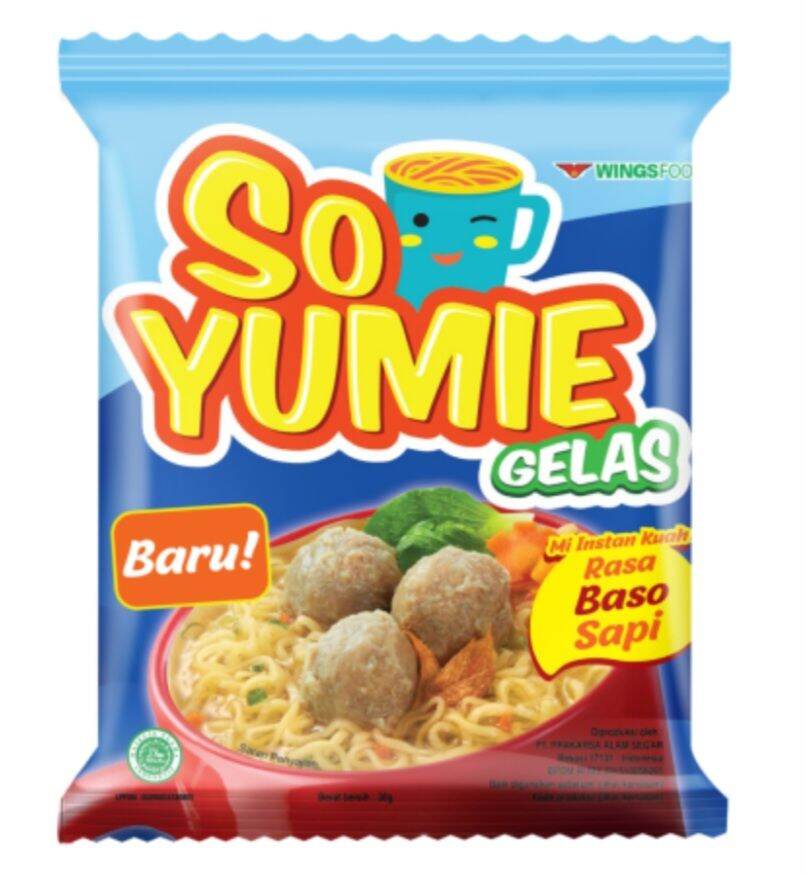 Mie Gelas So Yumie 30gr 1 Renceng Isi 10 Sachet Lazada Indonesia