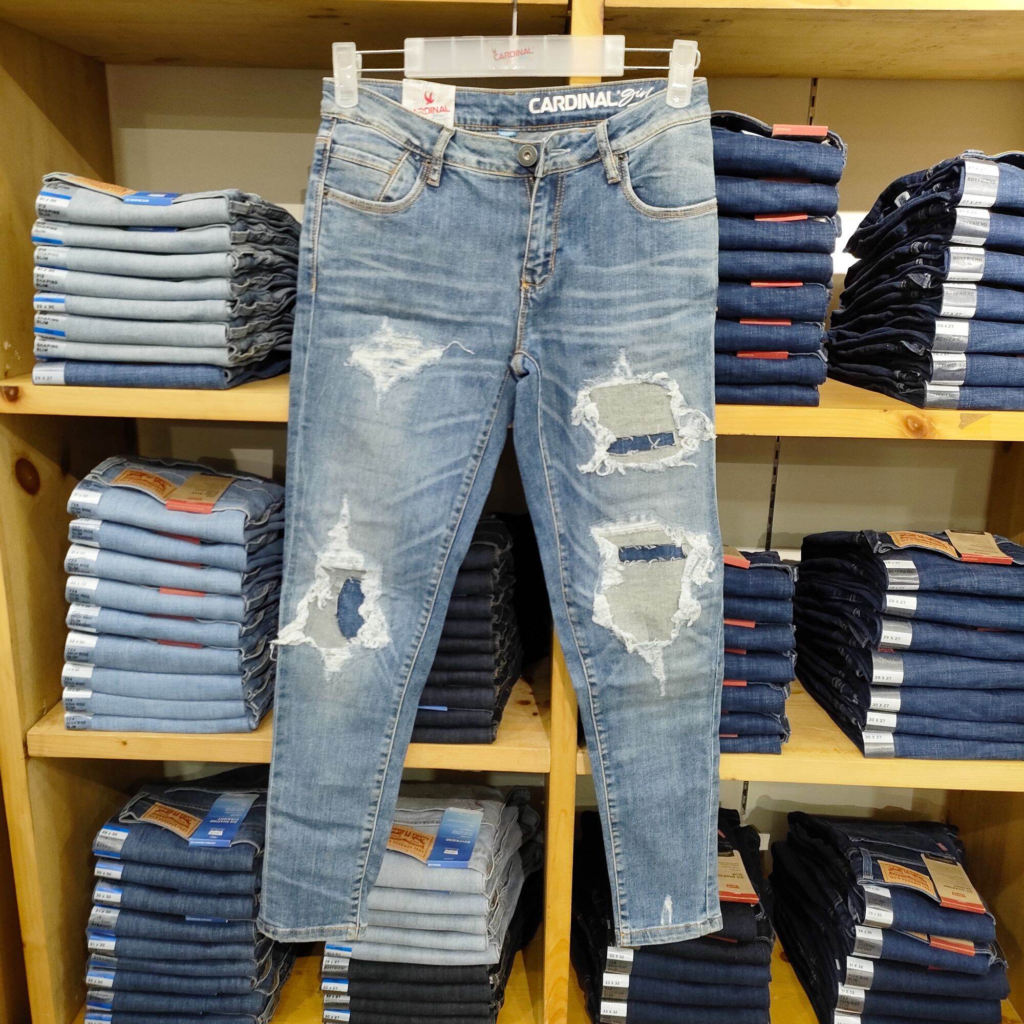 Cardinal Girl Celana Panjang Jeans Klasik Mamasz main image 1