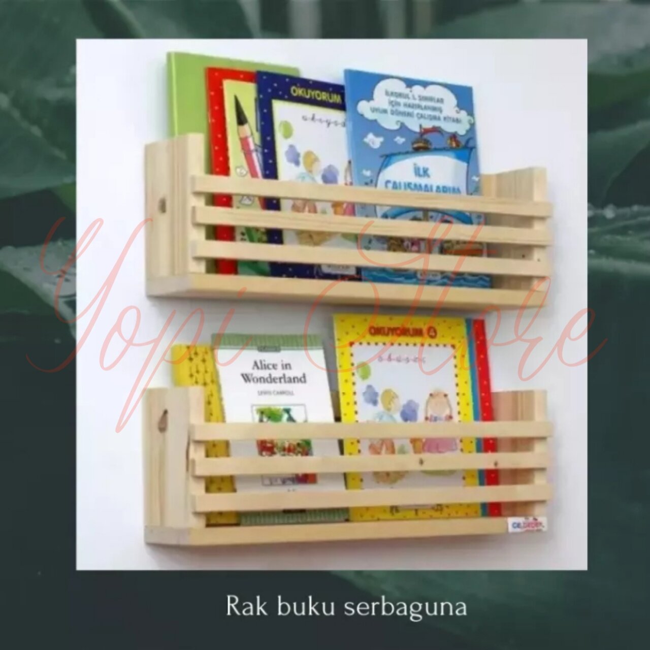 rak buku dinding minimalis/rak dinding serbaguna