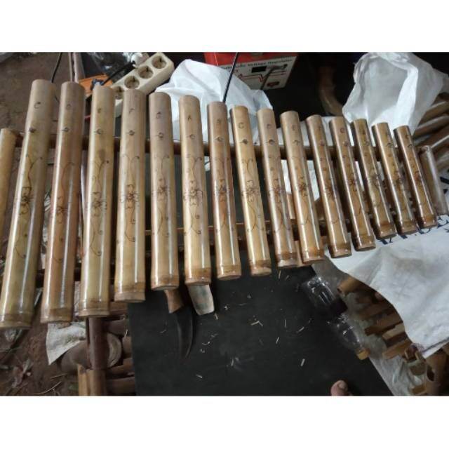 Gambang Bambu 2 Oktaf Alat Musik Tradisional Gambang Bambu