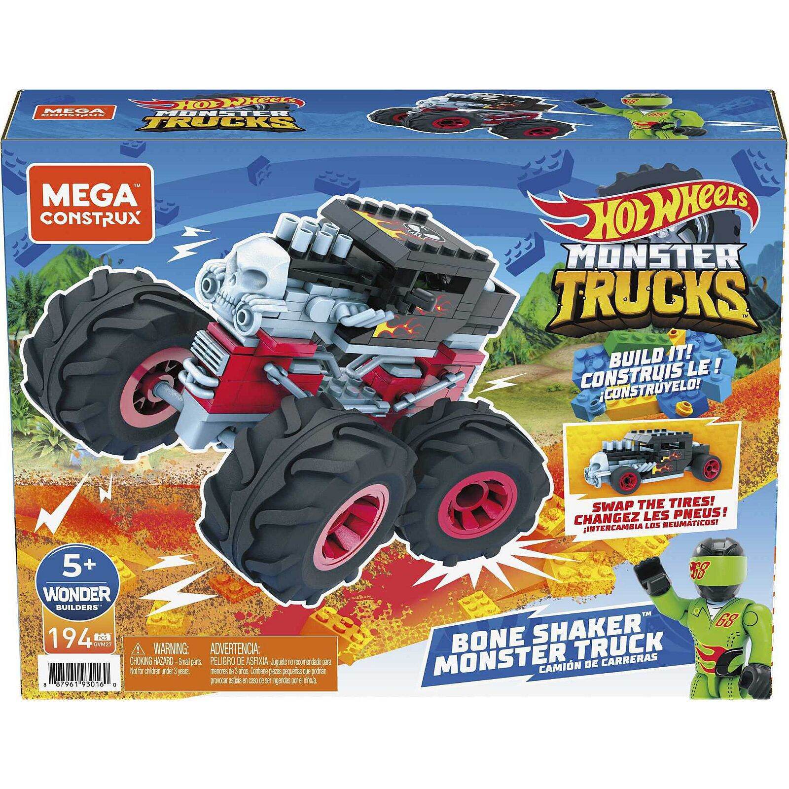 mega construx hot wheels monster truck