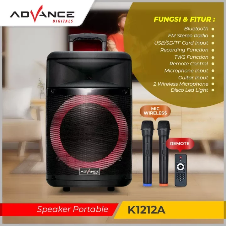 speaker advance k1212a