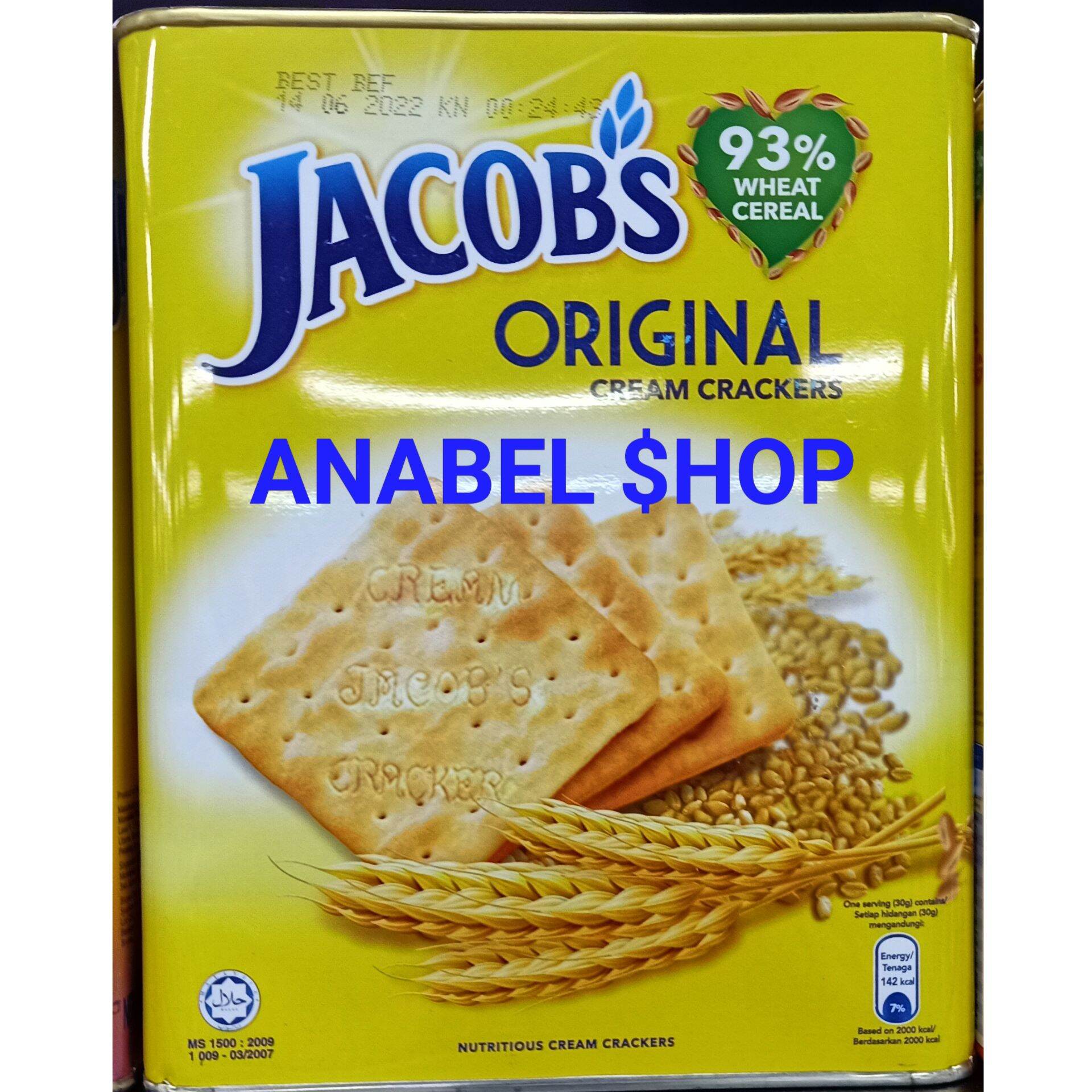 Biskuit Jacob S Original Biscuit Jacobs Cream Crackers Biscuits Jacob Gandum Gr Lazada