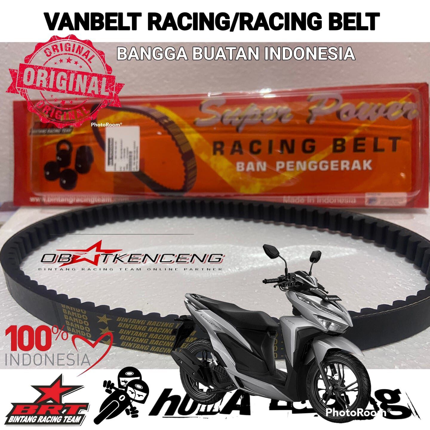 BRT VANBELT RACING VARIO 150 NEW LED VBELT HONDA CLICK 150i K36