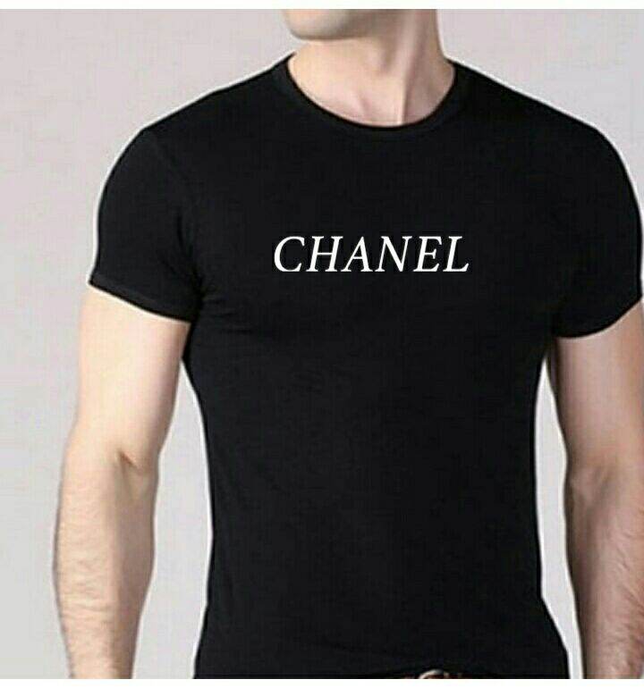 Kaos distro chanel pria lengan pendek o 