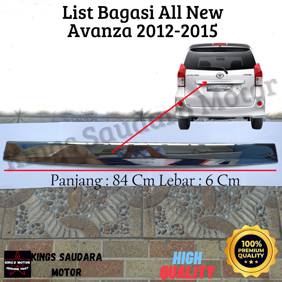 Trunklid Bagasi Avanza Xenia 2012 - 2015 Krum Best Seller Termurah Harga 245,000 rupiah*Gratis Ongkir