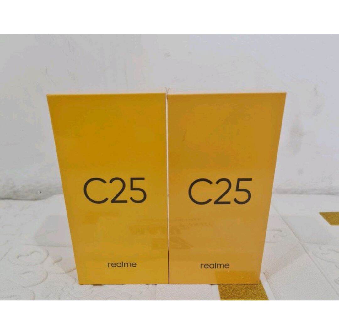 New realme c25 4 64 segel garansi resmi Harga  2,049,000 Ringgit*Penghantaran Percuma