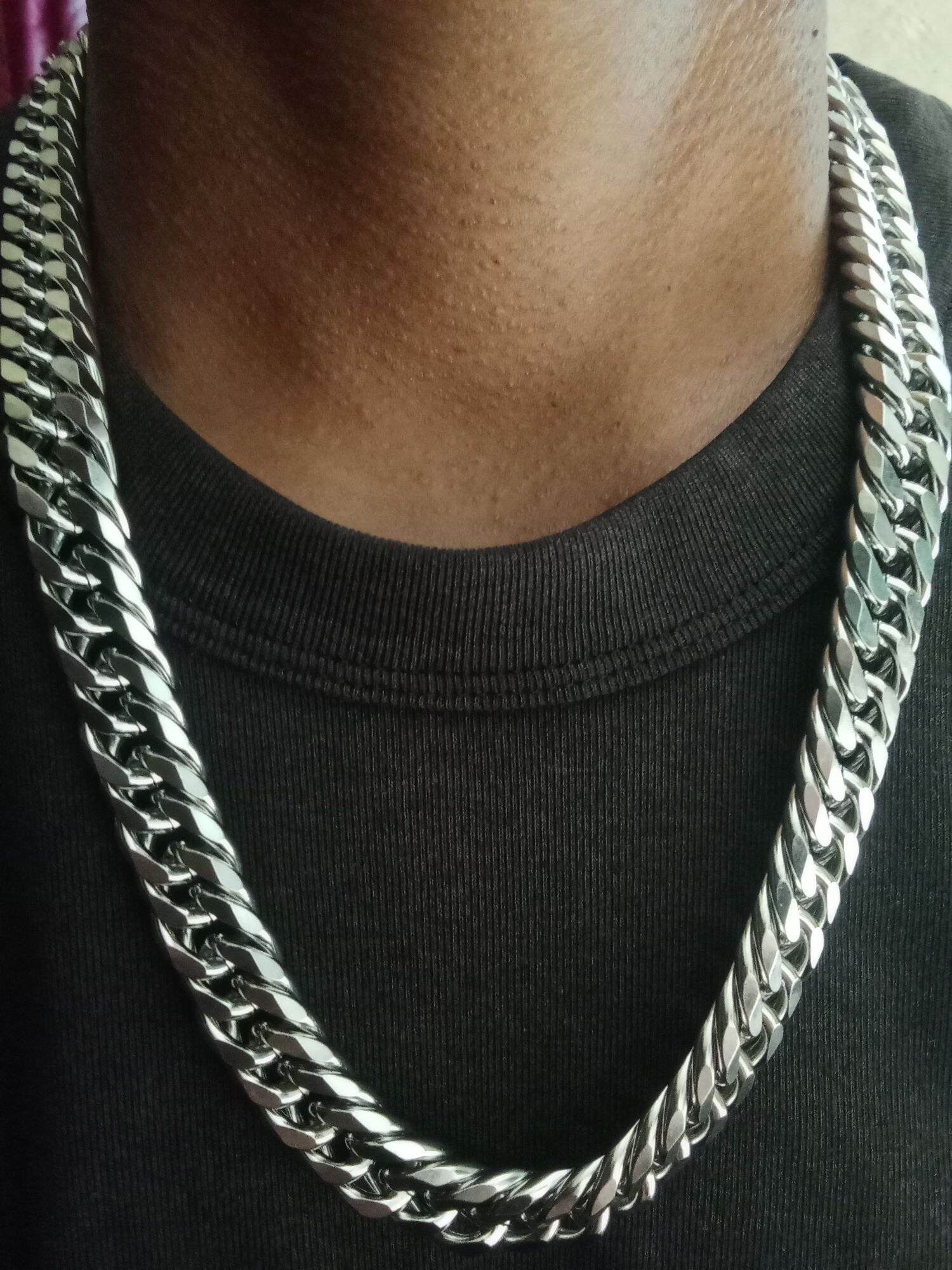 Kalung Rantai Titanium Ukuran Jumbo /KALUNG Pria Kekinian