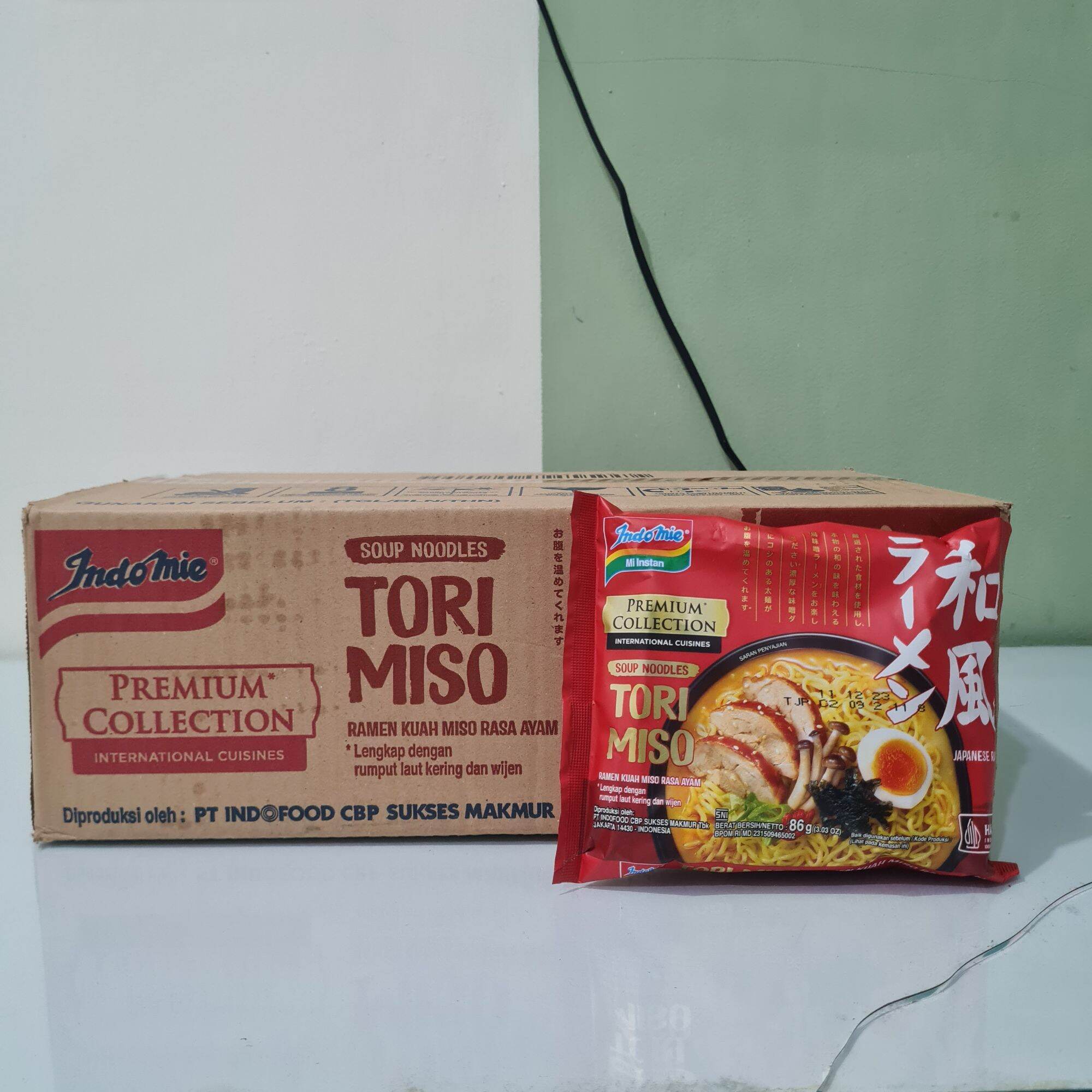 Indomie Tori Miso 1 Dus Premium Collection Indomie Instant Mie