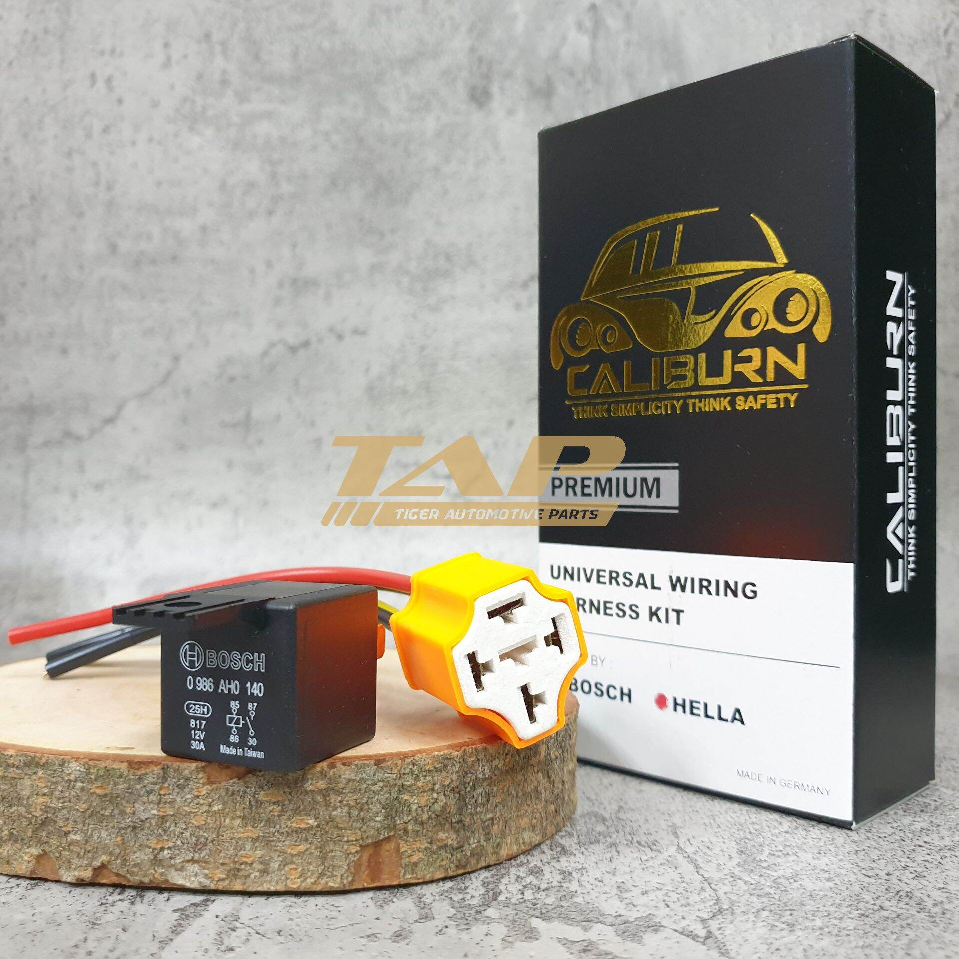 RELAY 12V KAKI 4 30A + SOKET RELAY SOCKET RELAY KLAKSON RELAY LAMPU