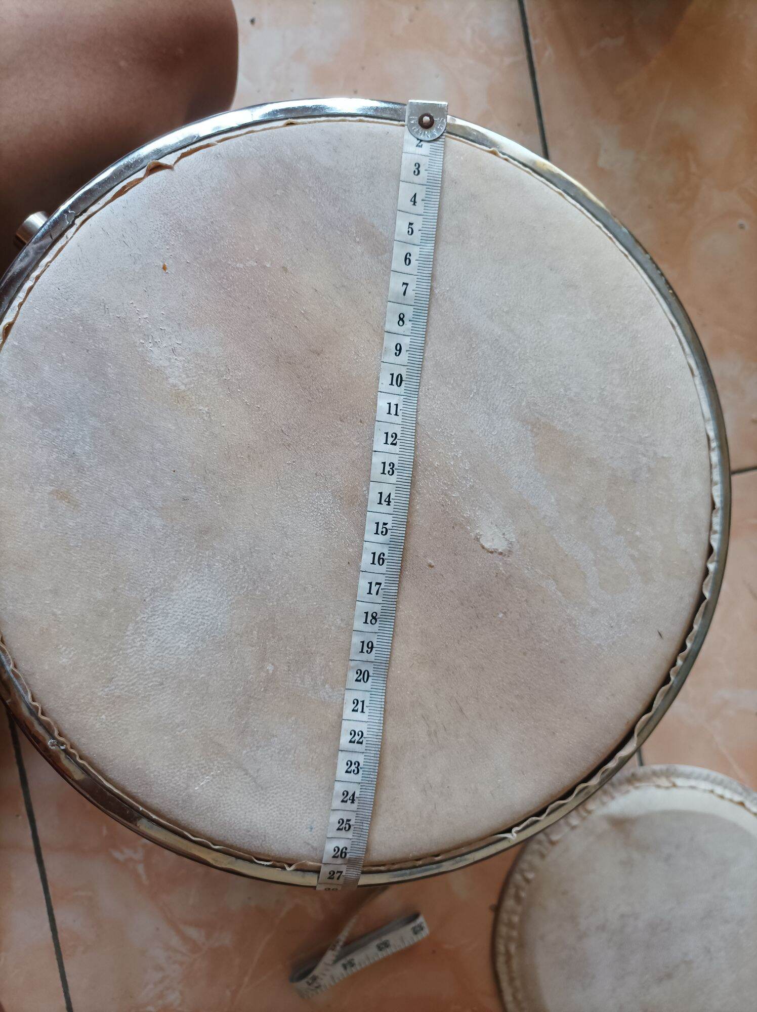 Kulit dut cetak kendang dangdut koplo 22cm dan 25cm