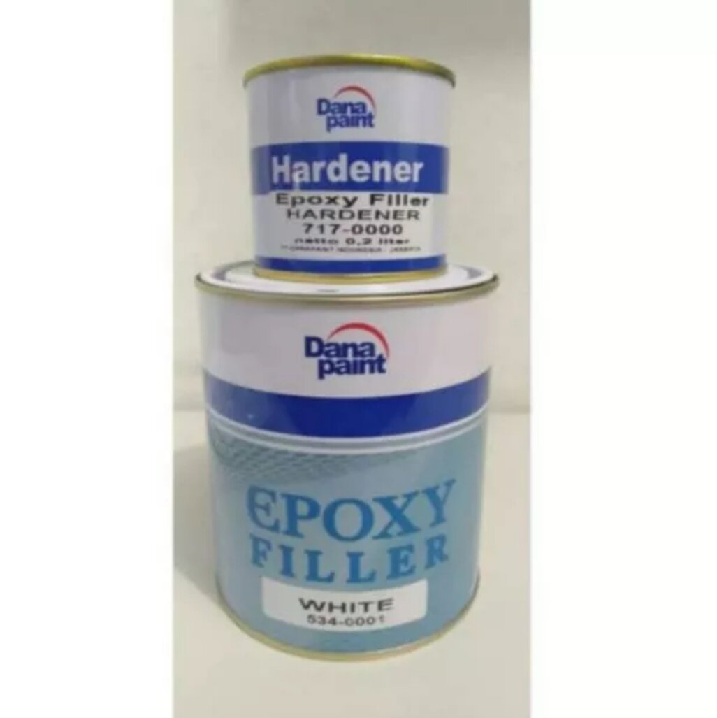 cat duco epoxy filler white / putih danapaint + hardener Lazada Indonesia