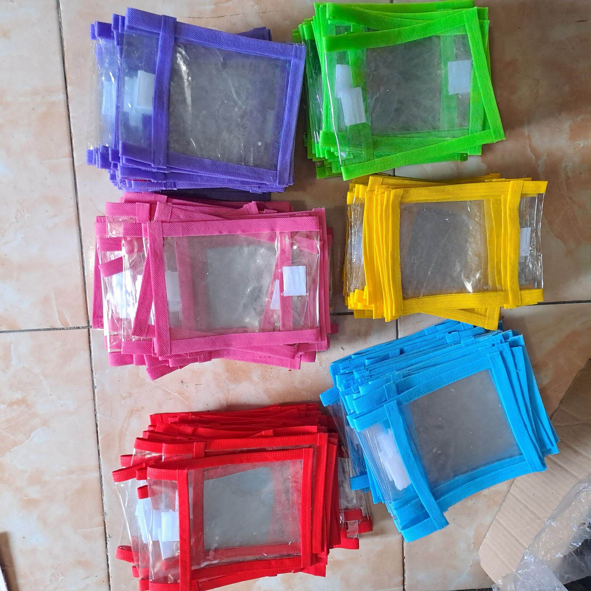 sampul tabungan mika polosan/sampul tabungan murah