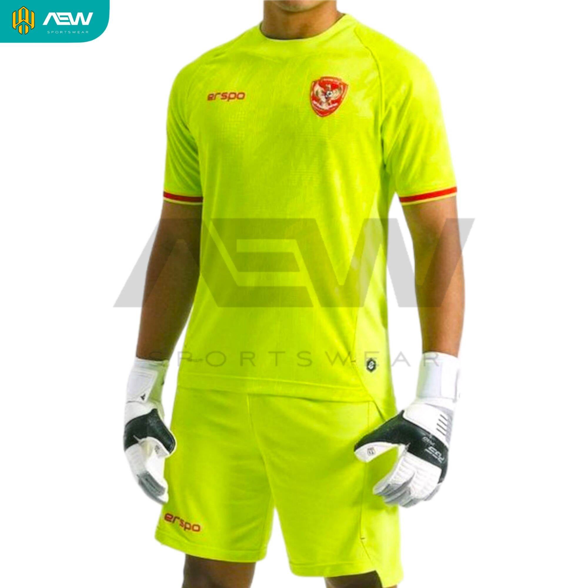 Setelan Jersey Sepak Bola Kiper Timnas Indonesia Home Away 2024 Terbaru