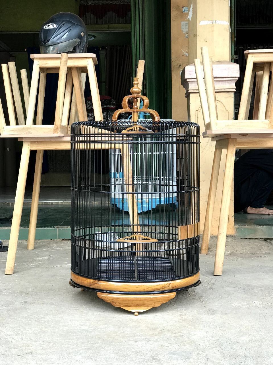 Sangkar Burung Murai Sangkar Bulat Laminasi No2 Lazada Indonesia