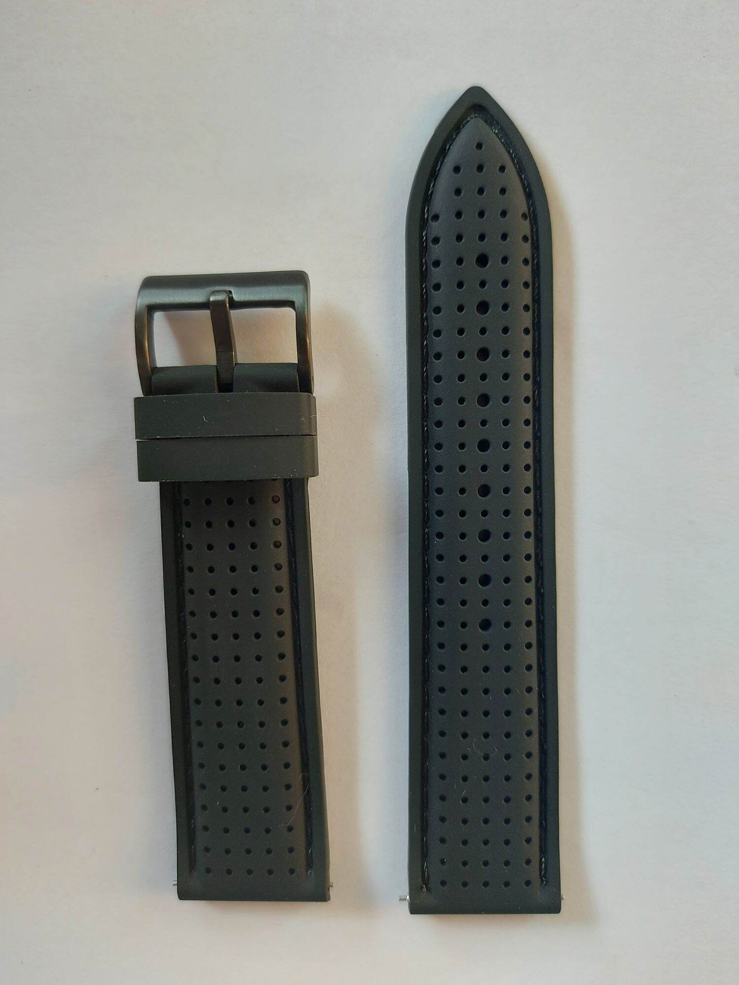 Tali Karet Jam Tangan Strap Silicone Rubber 22mm 24mm Quick Release