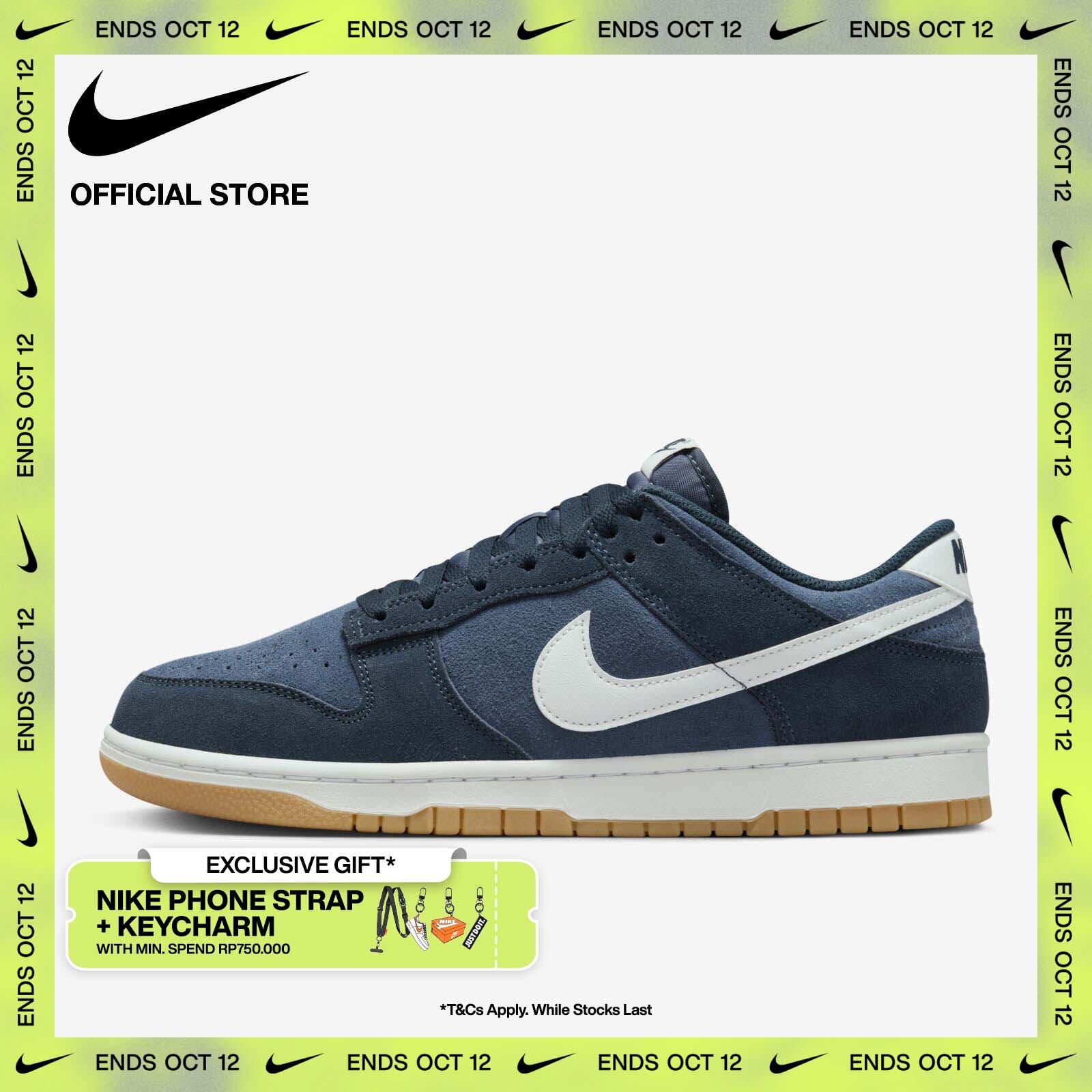 Nike Sepatu Pria Dunk Low Retro SE Armory Navy [HQ1931-400