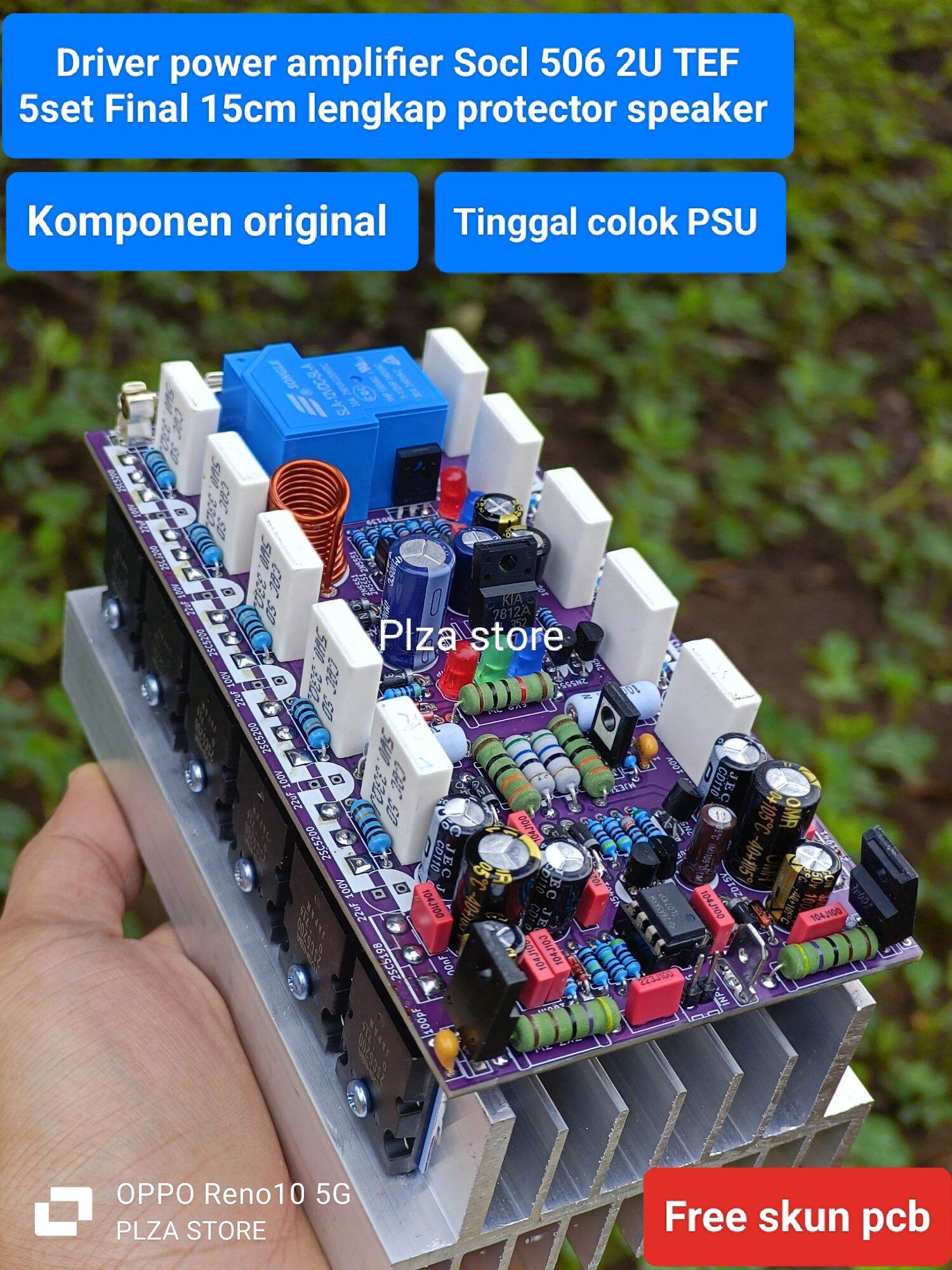 Driver power amplifier SOCL 506 TEF 2U 5 set Final Toshiba original