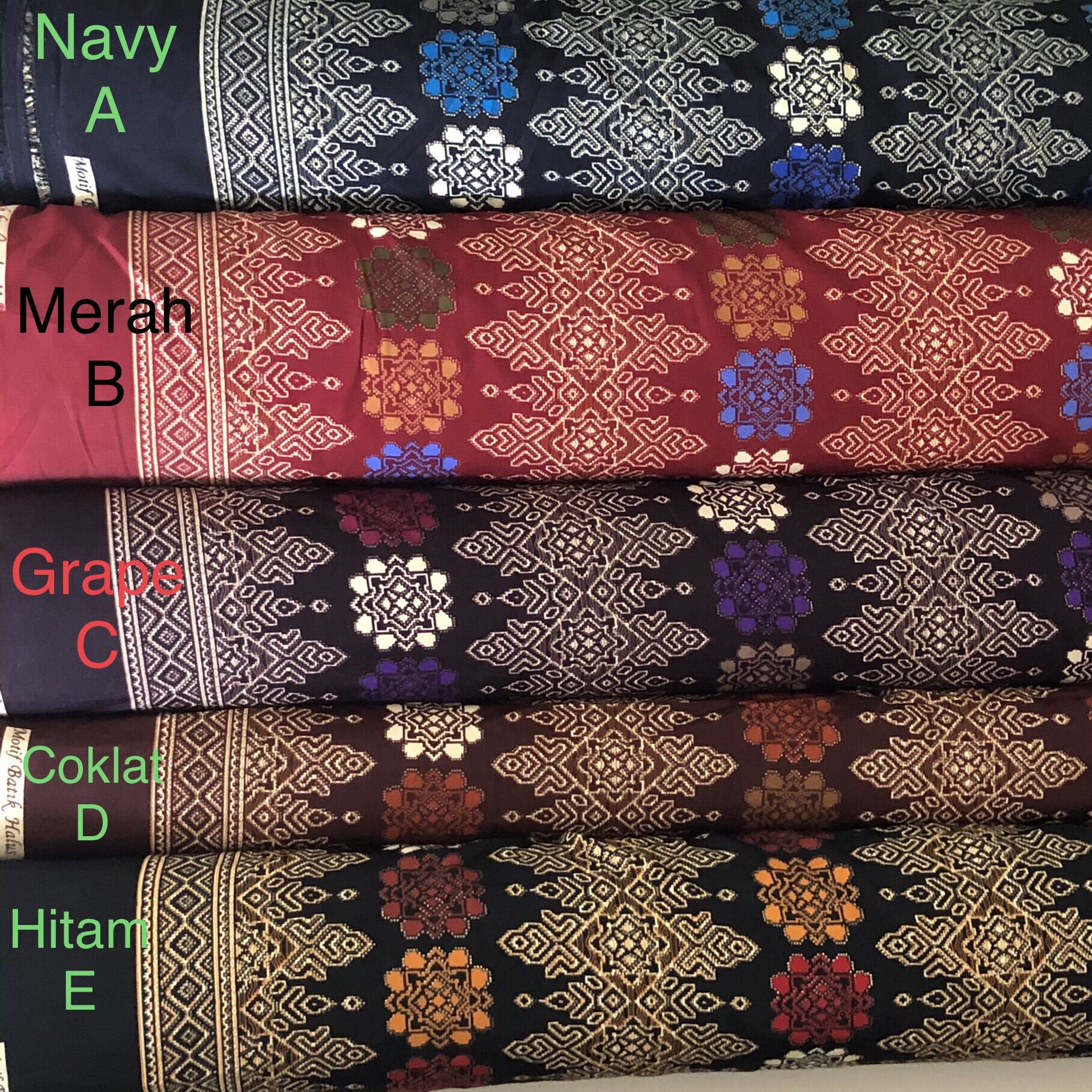 Motif Batik Songket Terbaru