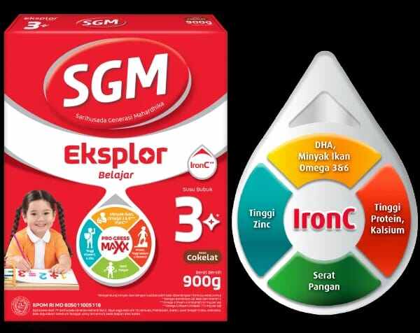 Susu SGM Eksplor 3+ Susu Formula SGM anak 3-5 Tahun Susu Pertumbuhan ...