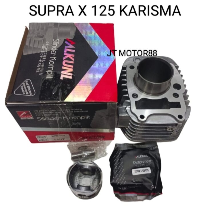 BLOK SEHER KOMPLIT PLUS PISTON KIT SUPRA X 125 KARISMA Lazada Indonesia