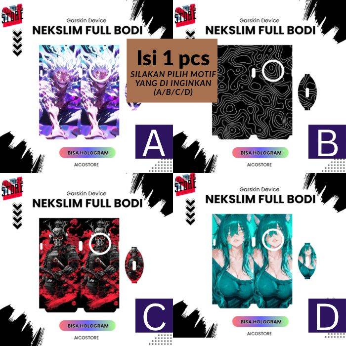 Hans Project - Garskin Nexlim Full Body Cutting Stickers Hologram & Non-Hologram Can Be Customized Harga 25,000 rupiah*Gratis Ongkir
