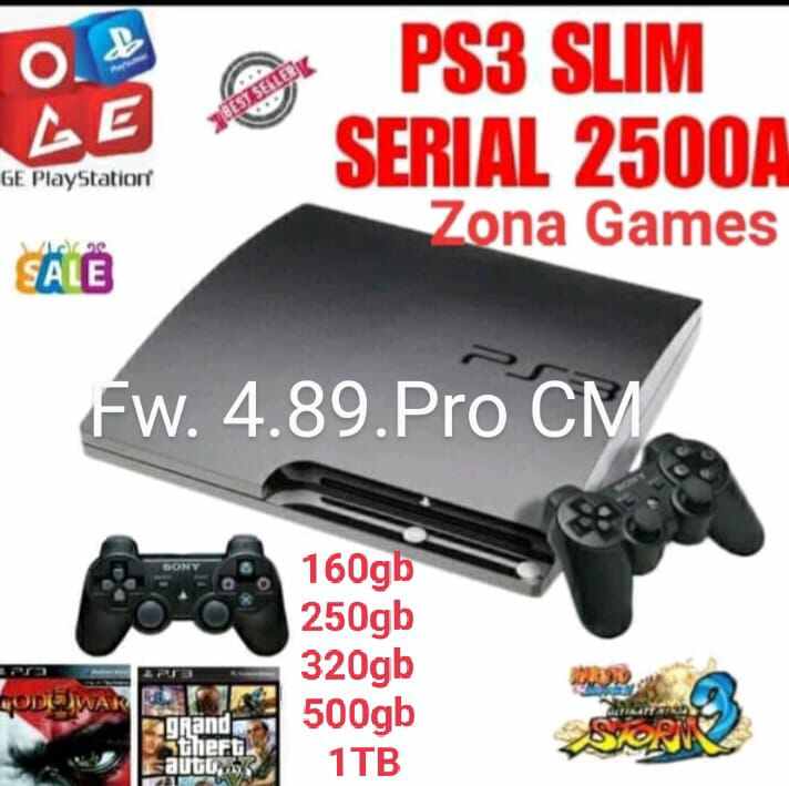 playstation-ps3-slim-500gb-seri-25xx-cfw-asli-1tb-160gb-250gb-320gb