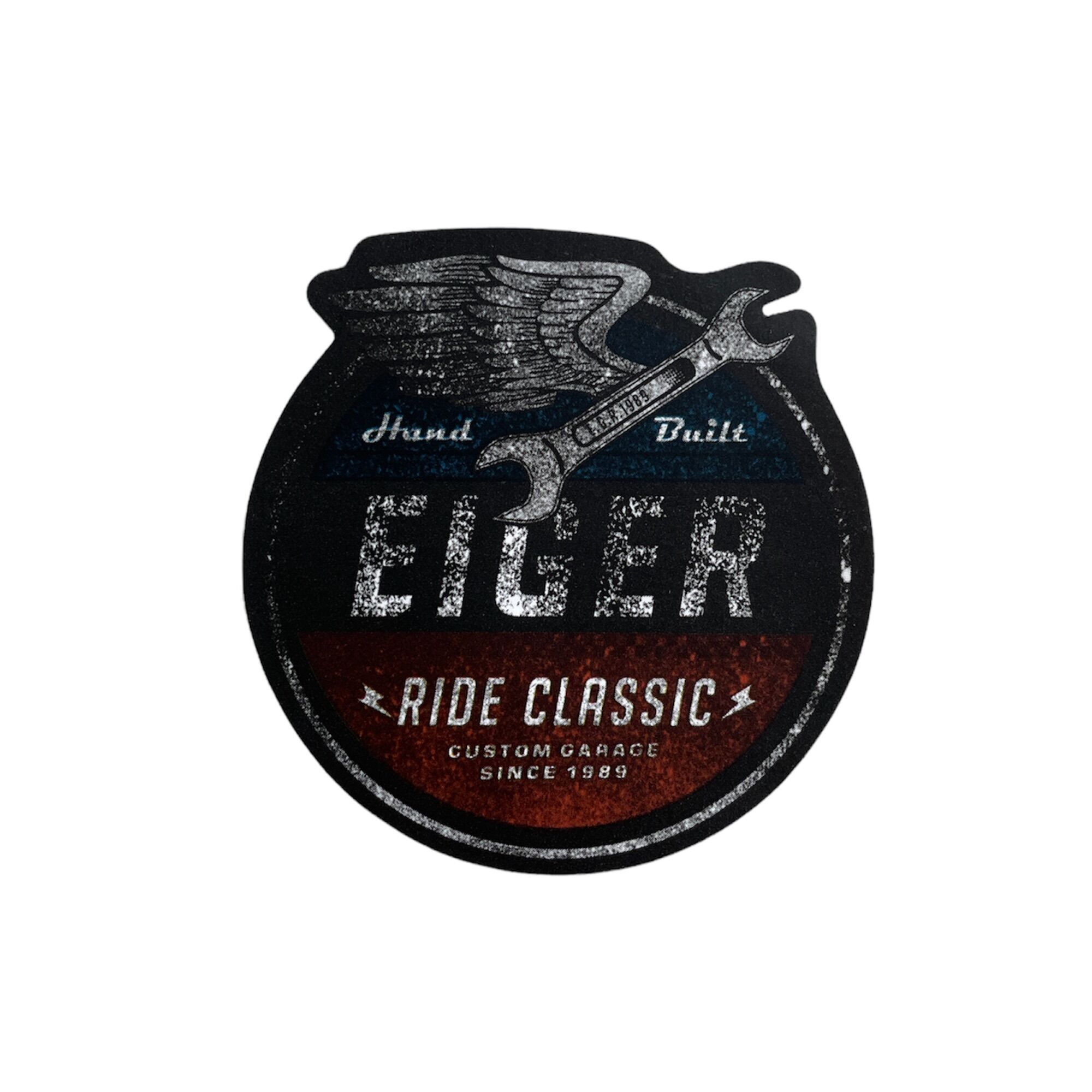 Sticker Eiger Sticker Eiger Original Ride Classic Riding Costum Garage Stiker ...