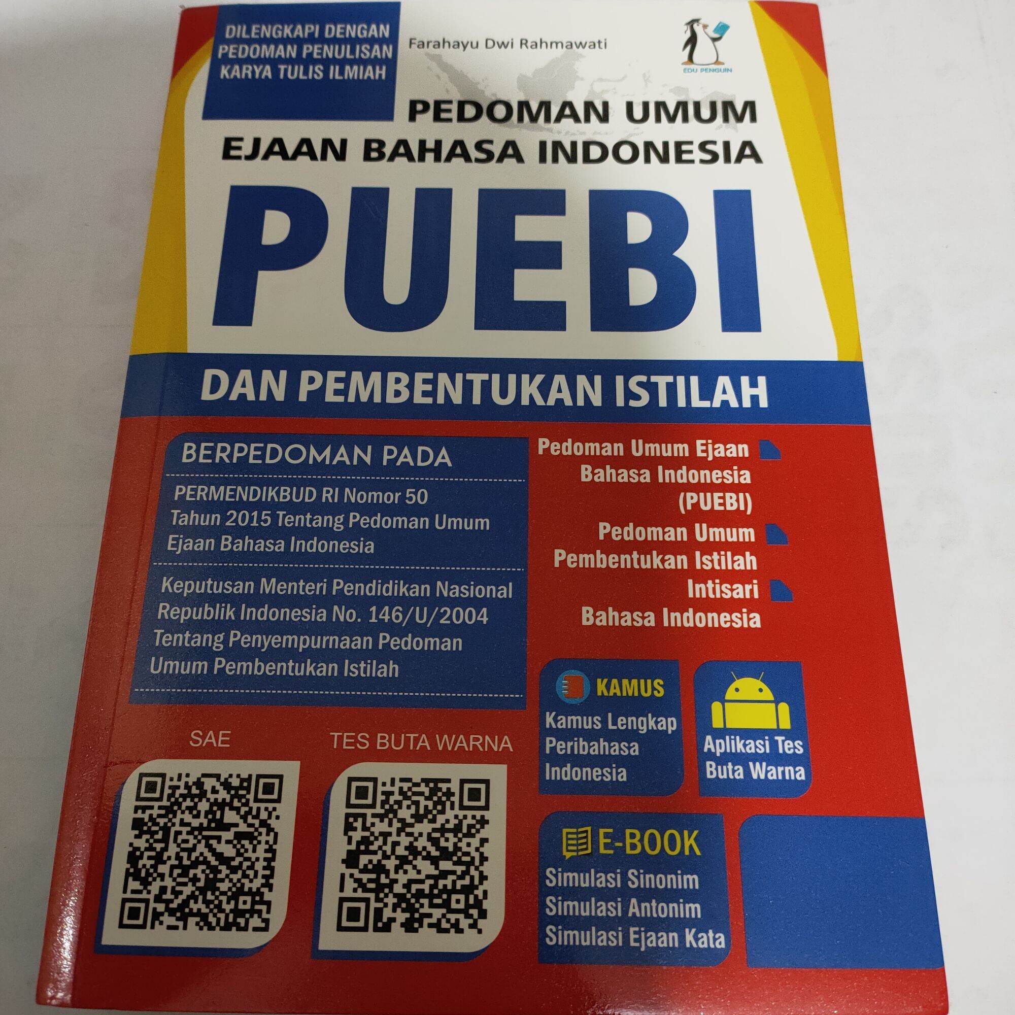 BUKU MURAH ORIGINAL PEDOMAN UMUM EJAAN BAHASA INDONESIA PUEBI DAN ...