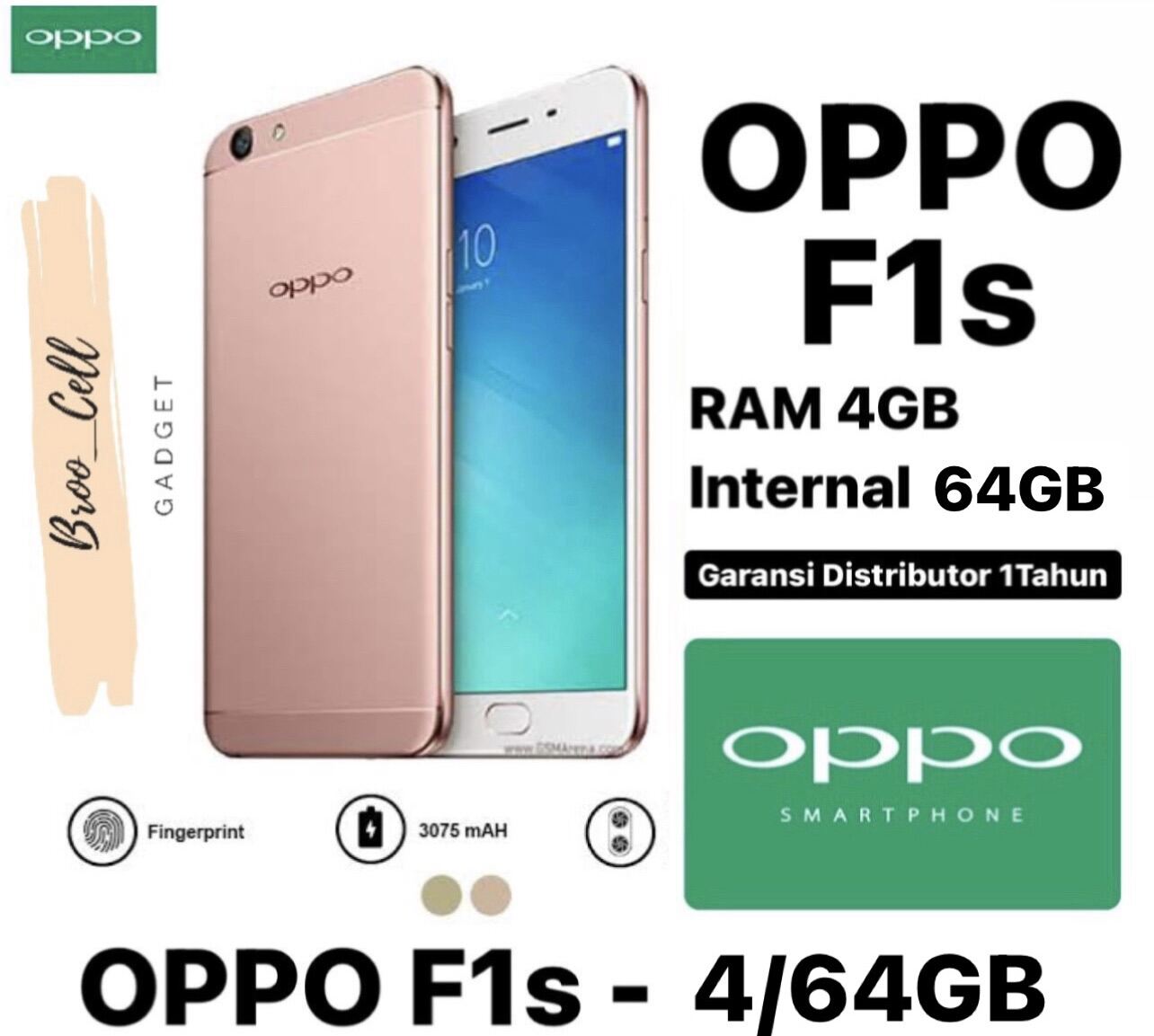 oppo f1s garansi distributor