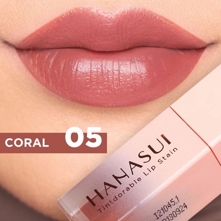 HANASUI Tintdorable Lip Stain / Liptint Hanasui Coral Tintdorable Jelly Vynil. 