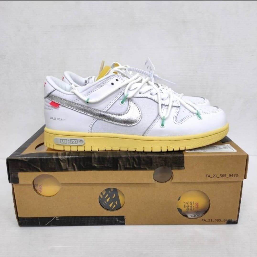 air force dunk low off white