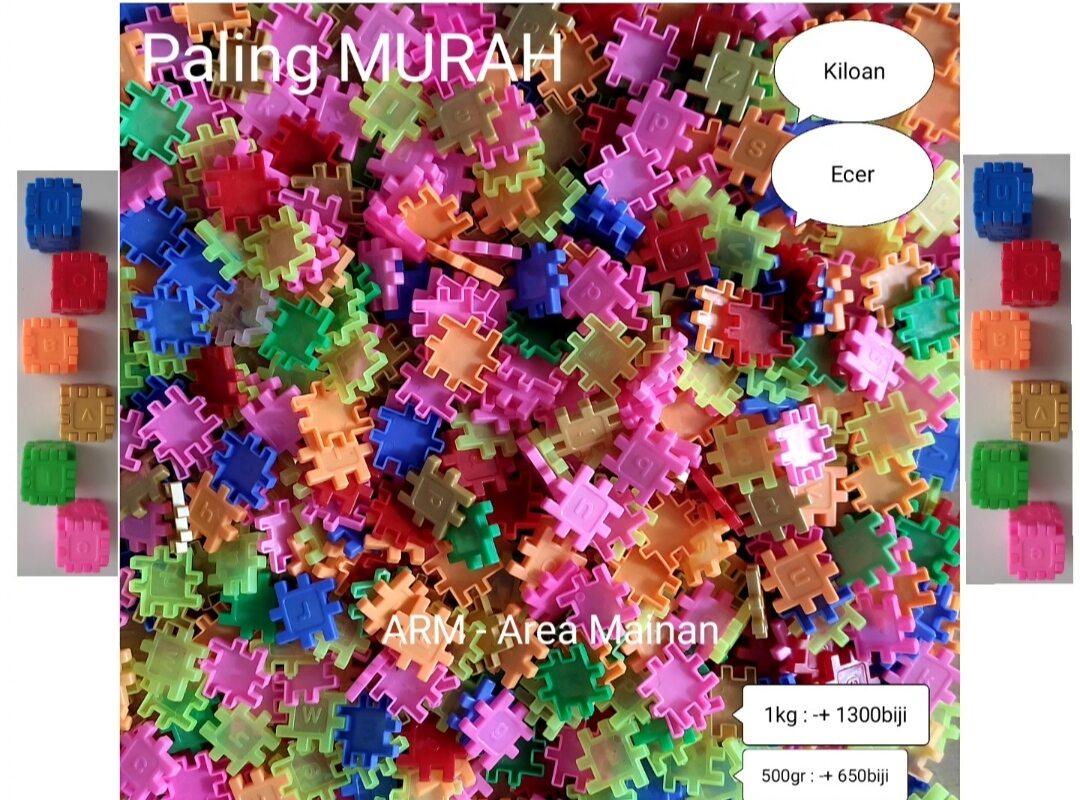 Puzzle Kiloan 1000Gr / 1Kg Contains 1300 Pieces