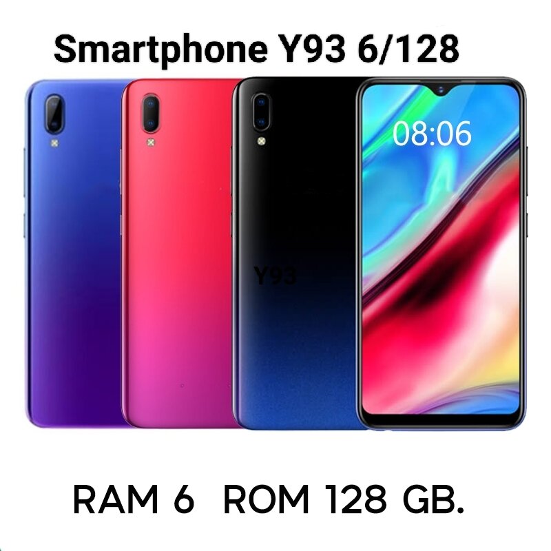 Smartphone Y93 6/128 Garansi Giá 678,000 Đồng*Miễn phí vận chuyển