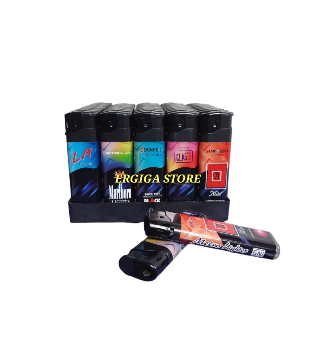 Metro Lighter F 011 Korek Api Disposable Gas F011 Model Magnet Motif ...