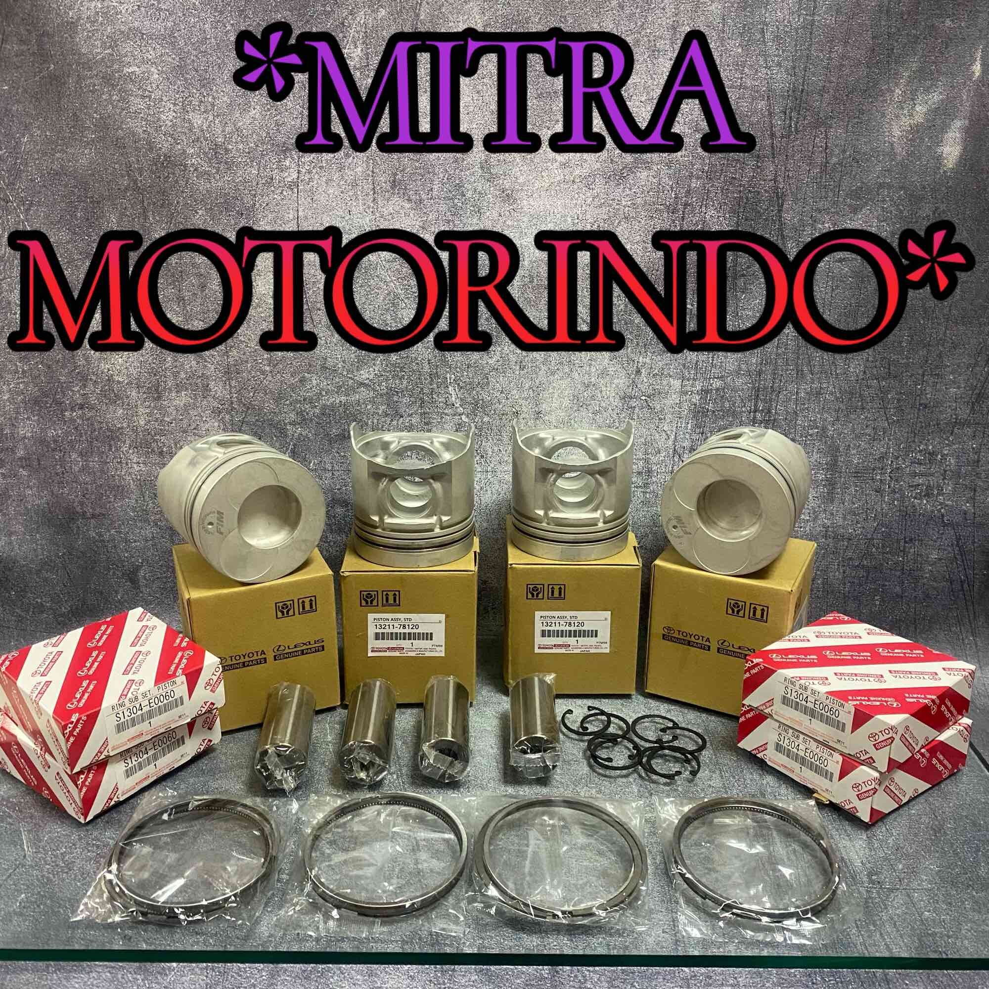 Piston Dan Ring 1Set Toyota HT125/Hino Dutro HT125 STD 12311-78120/S1304-E0060 Type A STD Harga 2,035,000 rupiah*Gratis Ongkir