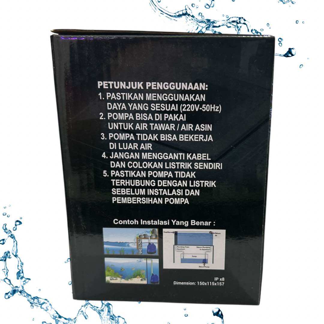 KANDILA PSP 2400 Z POMPA KOLAM AQUARIUM AIR MANCUR HIDROPONIK