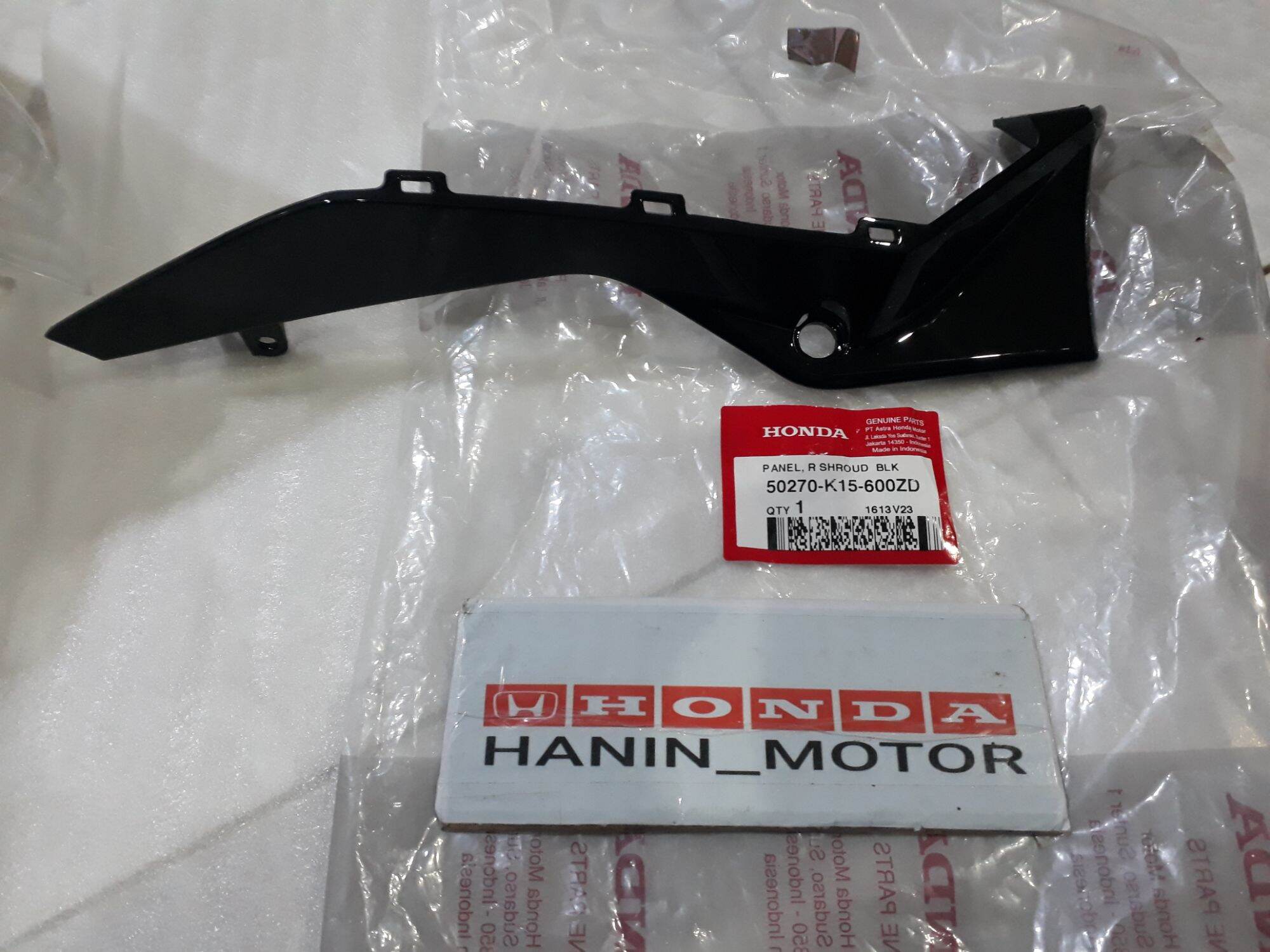 Cover Kupingan Kanan Panel R Shroud Hitam Kilap New CB150R StreetFire ...