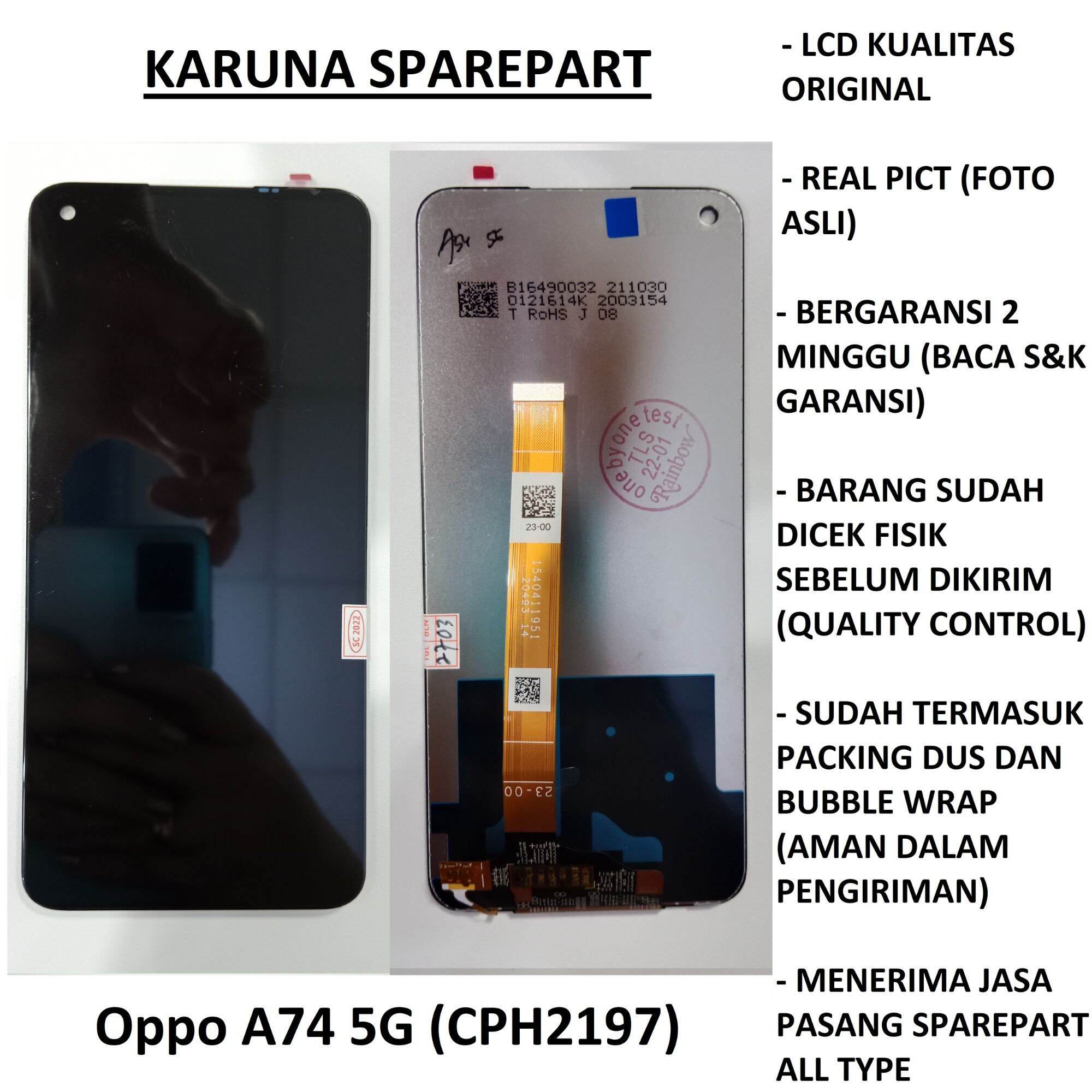 harga lcd oppo a74 5g